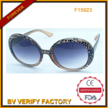 F15923 Nouveau plastique femmes lunettes de soleil mode